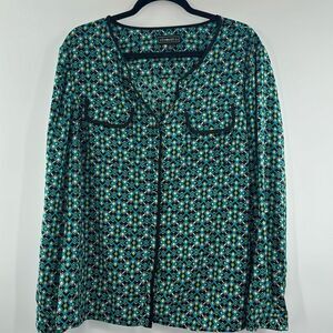 3For$20 Elementz Geometrical Pattern Teal/Black/Yellow size XL